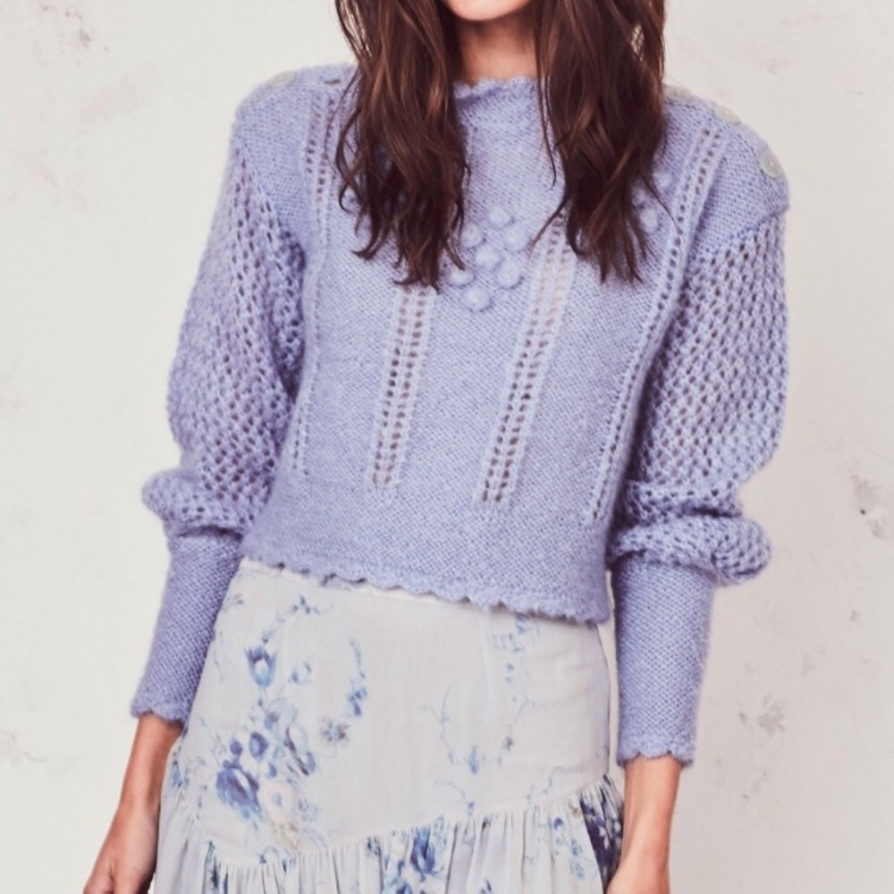 LOVESHACKFANCY MOHAIR SWEATER